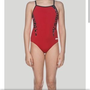 Arena Red CARBONITE II YOUTH LIGHT DROP BACK 30